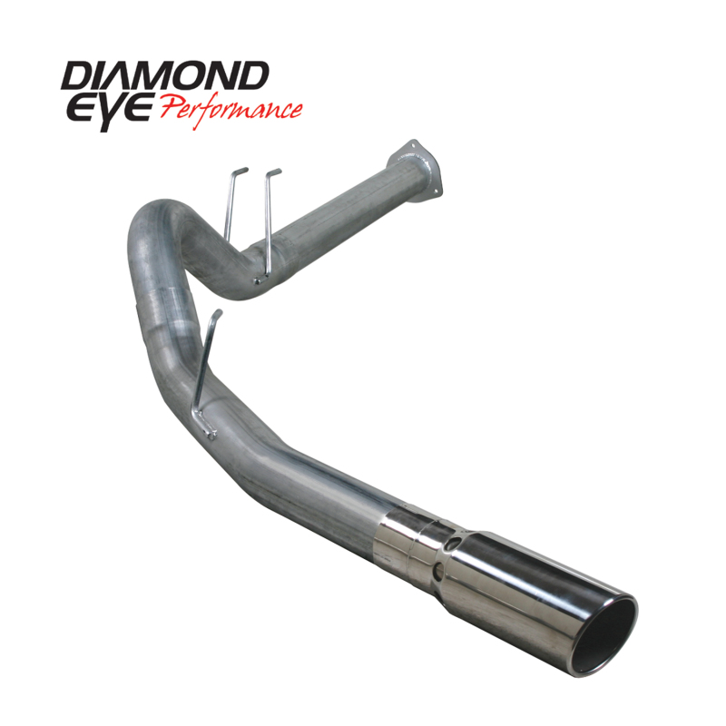Ford F350 Performance Exhaust - Diamond Eye Performance - DPF Back Single SS - Stainless Steel - `11-`14